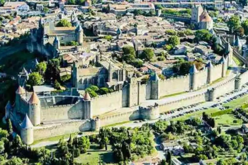 Appartement T2 Avec Vue Chateau Carcassonne Exterior foto
